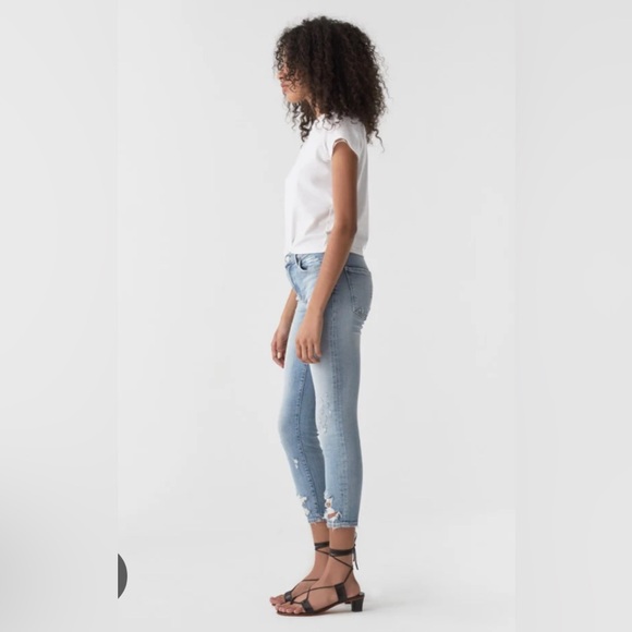AGOLDE women’s Sophie High Rise Skinny jeans in Color Scheme size 26 - Picture 2 of 9